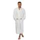 Authentic Hotel Spa Unisex Turkish Cotton Terry Cloth Bath Robe - White - L/XL