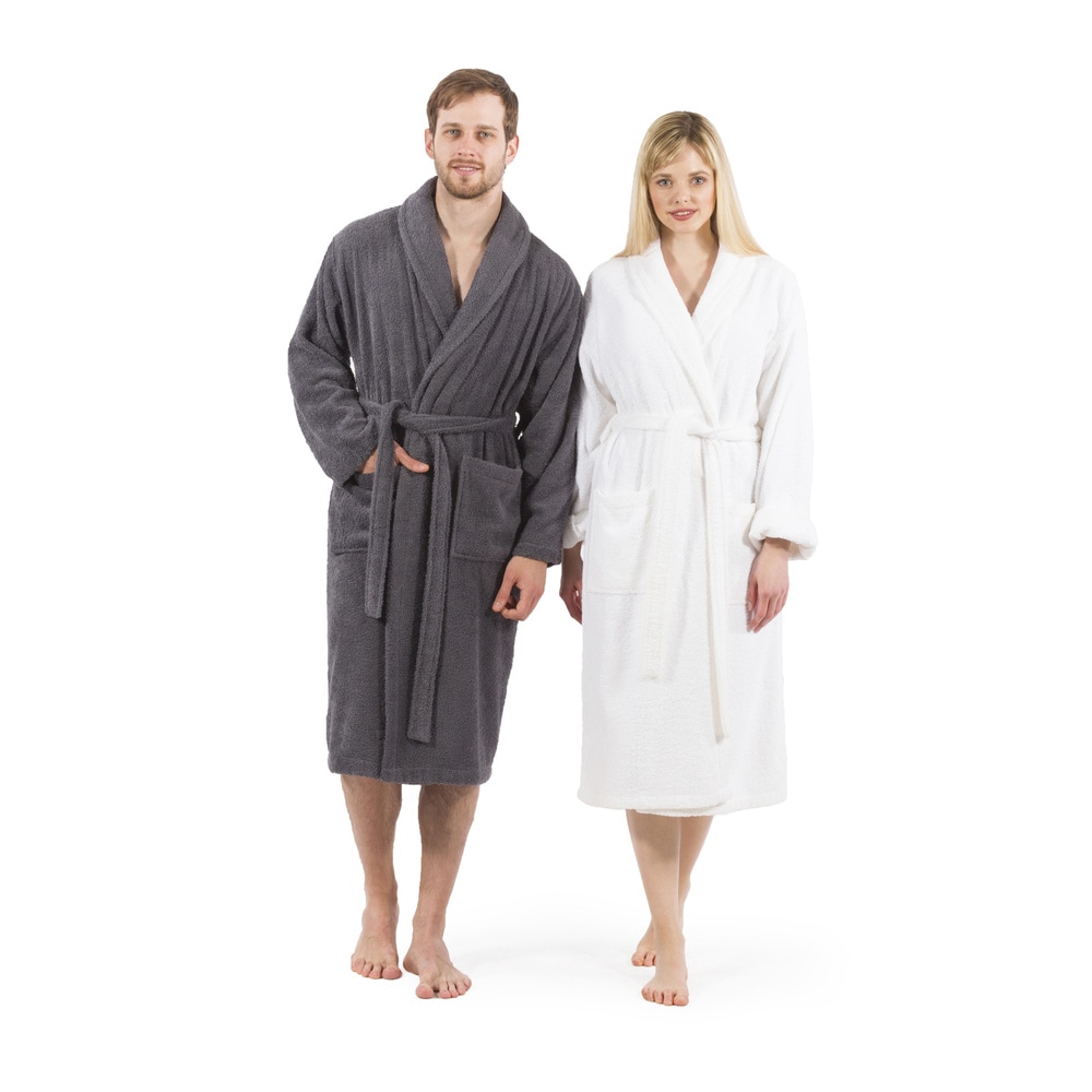 4 Ply Women's Cashmere Classic Robe with Full Length (Beige, Thick and Warm)