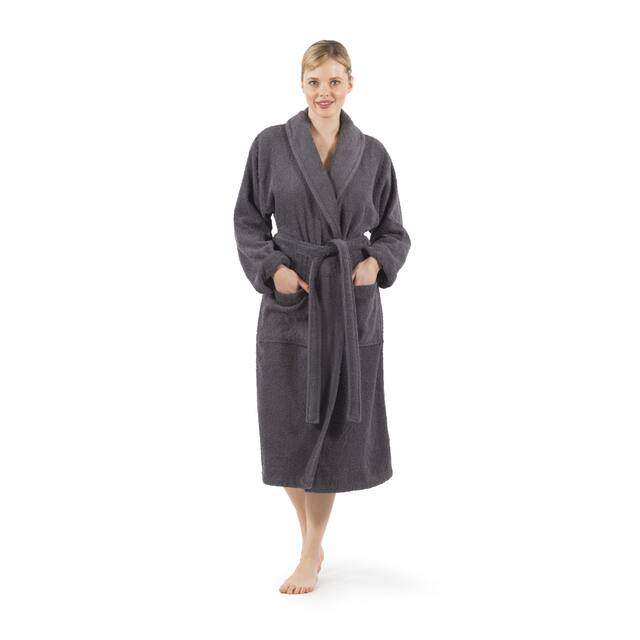 Authentic Hotel Spa Unisex Turkish Cotton Terry Cloth Bath Robe