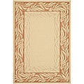 Safavieh Tranquil Natural/ Terracotta Indoor/ Outdoor Rug (8' x 11')