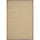 SAFAVIEH Natural Fiber Marina Basketweave Seagrass Rug - 2'6" x 4' - Natural/Red