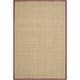 preview thumbnail 146 of 158, SAFAVIEH Natural Fiber Marina Basketweave Seagrass Rug 2'6" x 4' - Natural/Red
