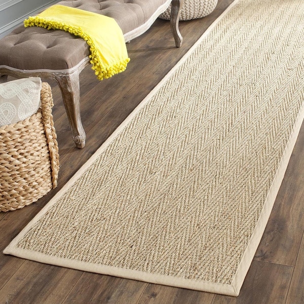 Shop Safavieh Natural Fiber Oceana Natural/ Beige Seagrass ...