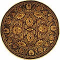 Safavieh Handmade Classic Jaipur Burgundy/ Black Wool Rug - 8' x 8' Round