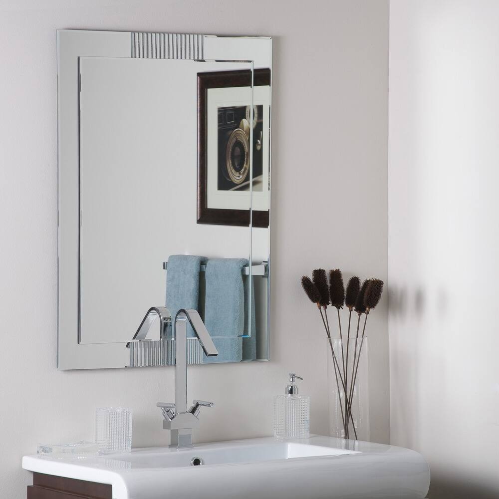 Francisca Large Frameless Wall Mirror - 23.6" x 31.5"