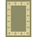 Safavieh Royal Olive Green/ Natural Indoor/ Outdoor Rug - 9' x 12'