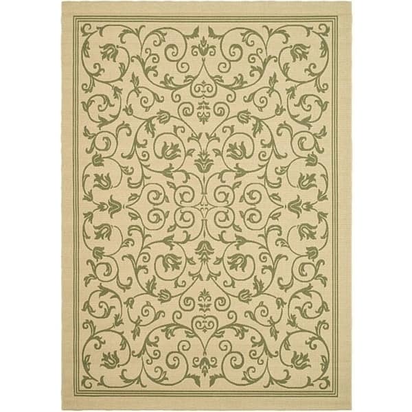 SAFAVIEH Courtyard Clarine Indoor/ Outdoor Waterproof Patio Backyard Rug