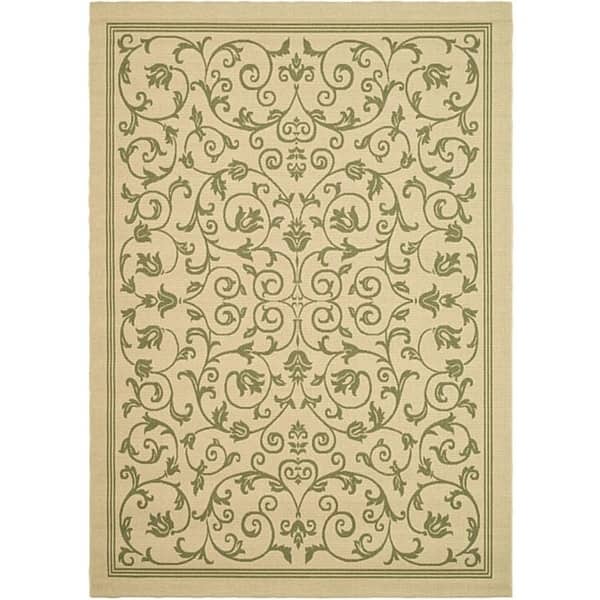 SAFAVIEH Courtyard Clarine Indoor/ Outdoor Waterproof Patio Backyard Rug