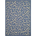 Safavieh Mayaguana Blue/ Natural Indoor/ Outdoor Rug - 8' x 11'