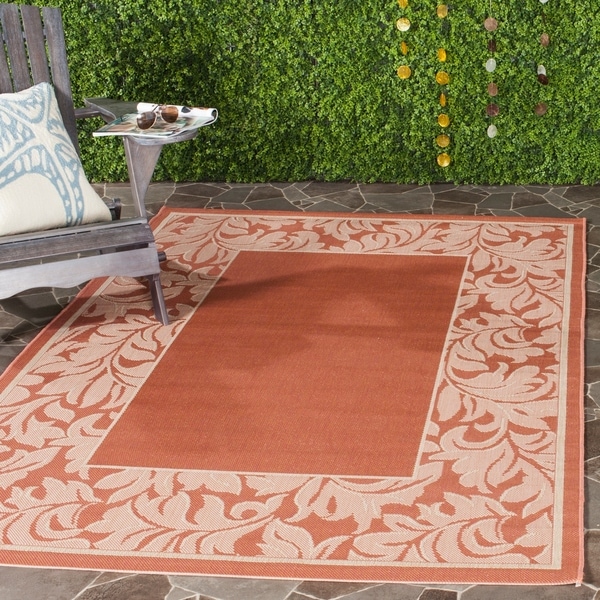 Safavieh Paradise Terracotta/ Natural Indoor/ Outdoor Rug - 8' x 11'