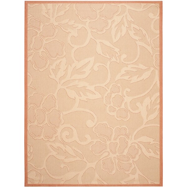 Safavieh Aruba Natural/ Terracotta Indoor/ Outdoor Rug - 9' x 12'
