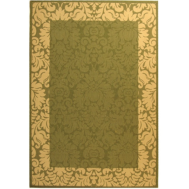 Indoor/ Outdoor Kaii Olive/ Natural Rug (4 X 57)