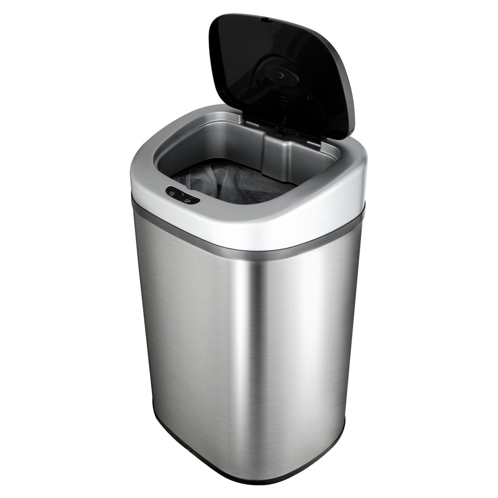 alcove 21-Gallon Stainless Steel Motion-Sensor Trash Can with Trash Bags  30-Pack, Home Furnishings - Tools - Furniture - Pool Table - Smart Watches  - Tv's - Home Improvements Auction #234