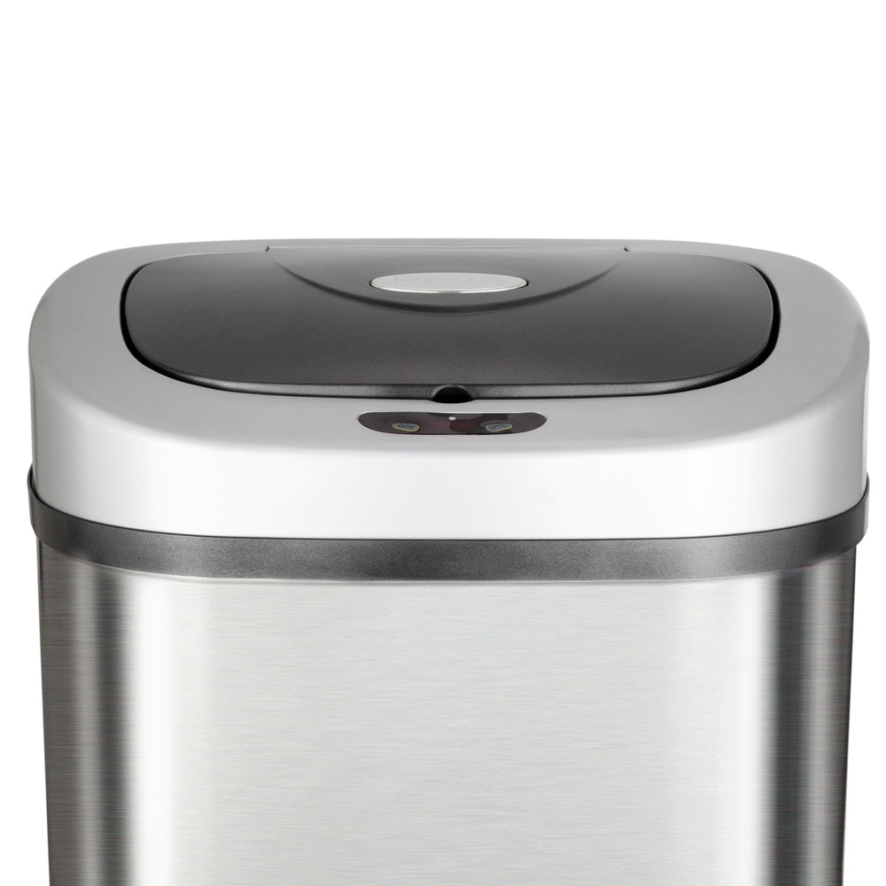 Ninestars 21 Gallon Rectangular Stainless Steel Automatic Soft Close Motion  Sensor Trash Can With Manual Mode, Ring Liner, And Non-skid Base (2 Pack) :  Target