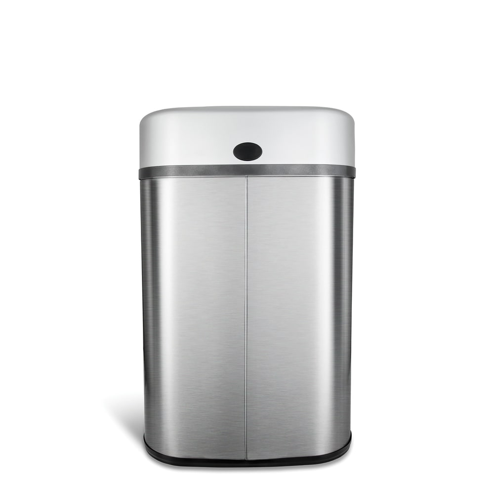 SEVENSTAR　TRASH CAN  VINTAGE NINESTARS 21.1-gallon Motion Sensor Stainless Steel Trashcan DZT