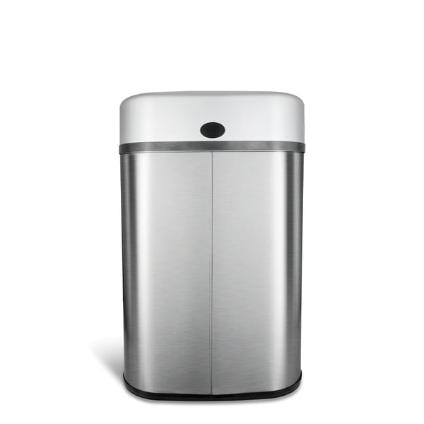 NINESTARS 21.1-gallon Motion Sensor Stainless Steel Trashcan DZT