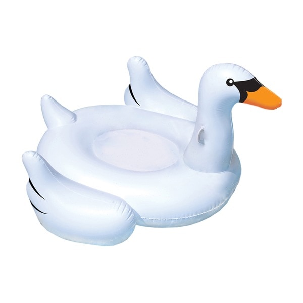 inflatable pool swan