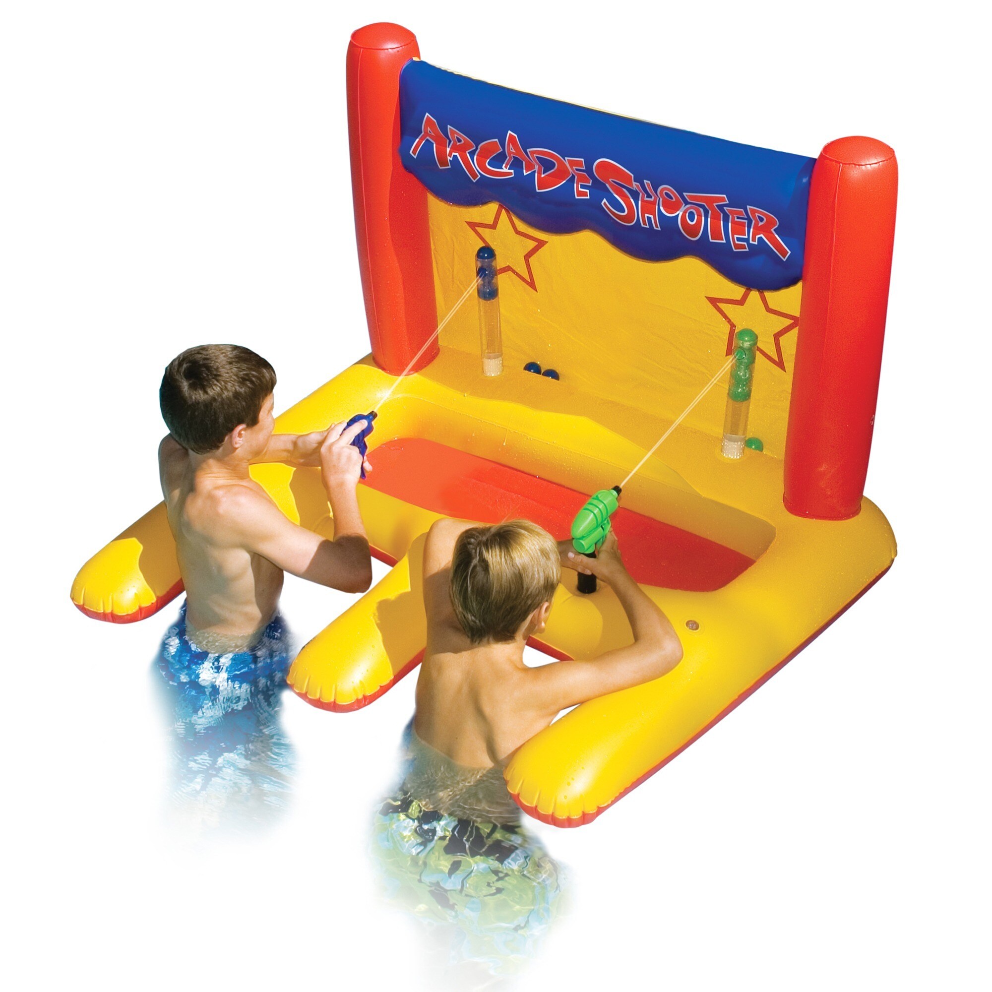 pool punisher inflatable toy with squirt gun