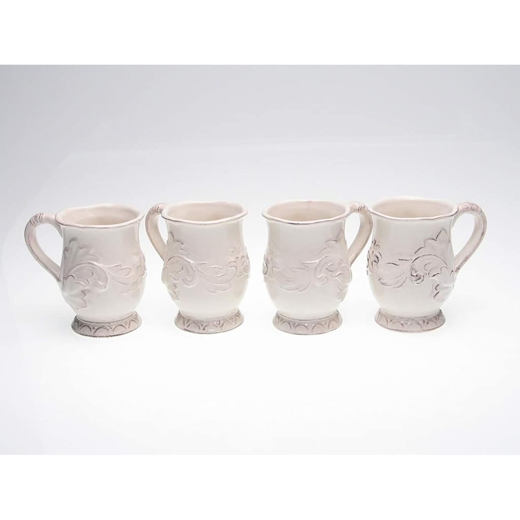 Certified International Firenze Ivory 16-oz Mugs (Set of 4)