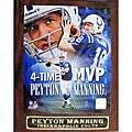 Peyton Manning 4-time MVP Collectible Plaque