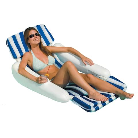padded floating pool lounger