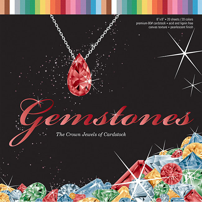 Gemstone 12x12 Cardstock Assortment