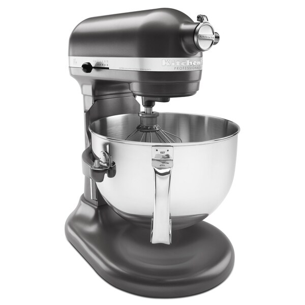 KitchenAid Dark Pewter Professional 600 6-Quart Stand Mixer - Bed