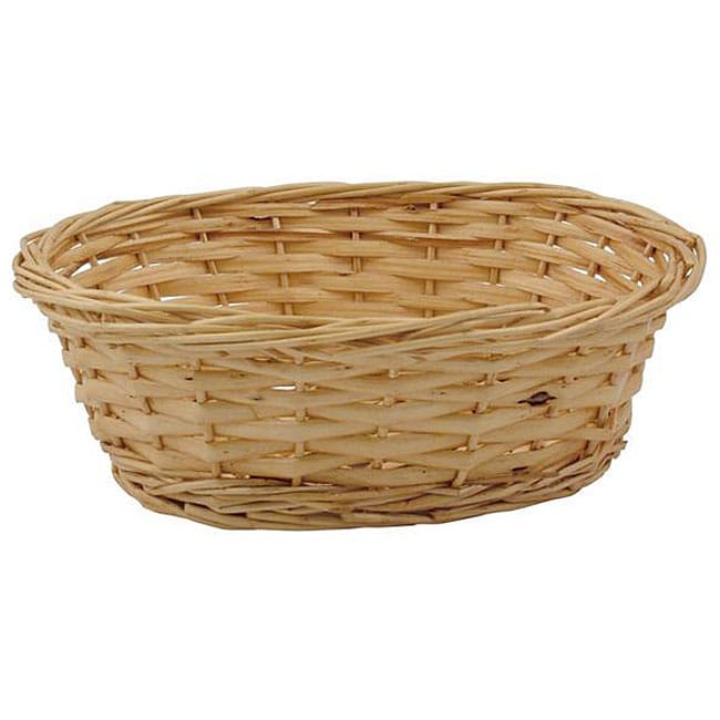 Willow Specialties 9-in Oval Rattan Basket