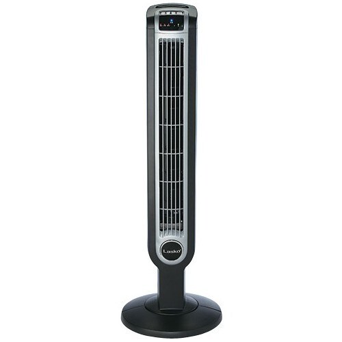 Lasko 2505 Black 36-inch Tower Fan with Ionizer and Remote Control