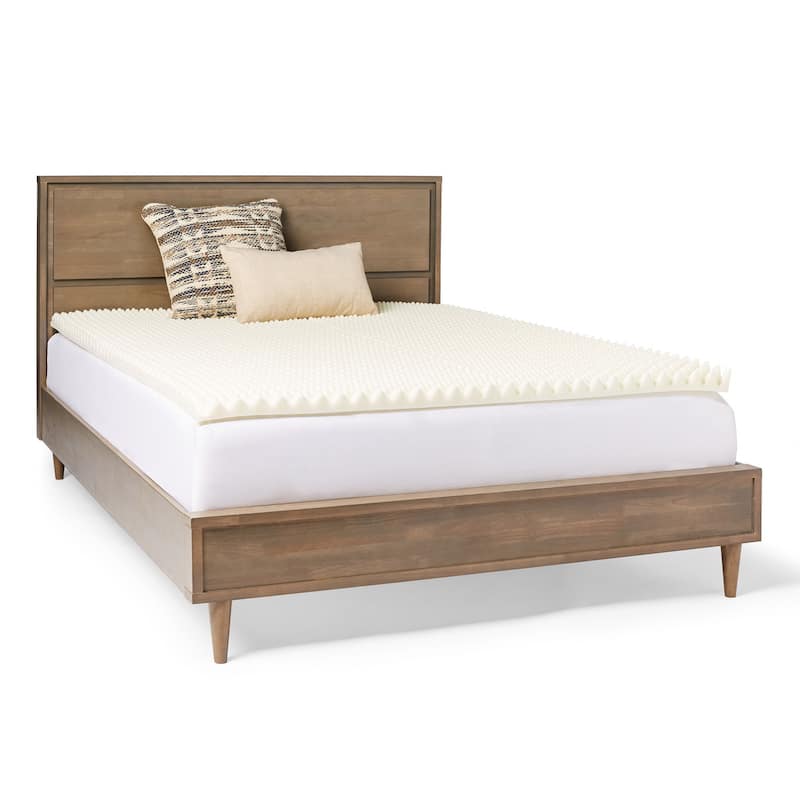 Slumber Solutions Highloft Cool 2-inch Memory Foam Mattress Topper