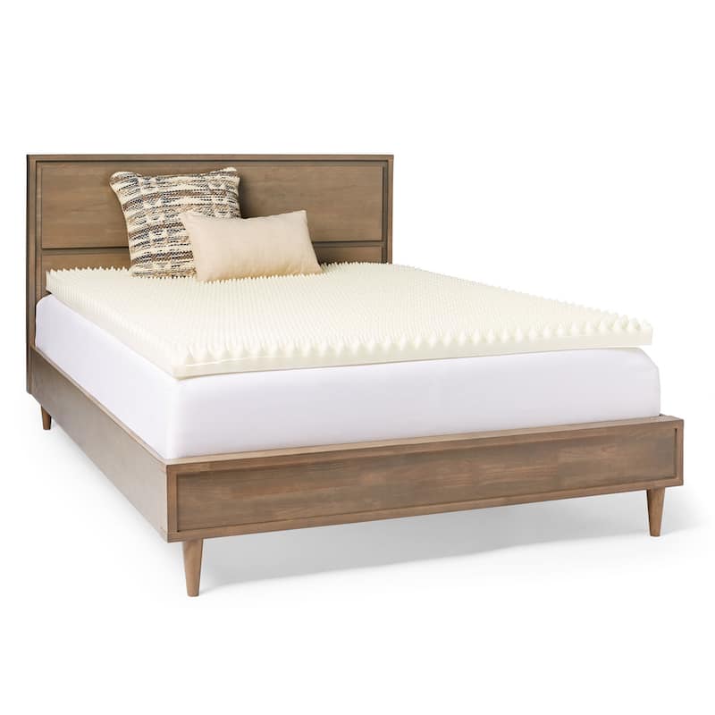 Slumber Solutions Highloft Cool 3-inch Memory Foam Mattress Topper