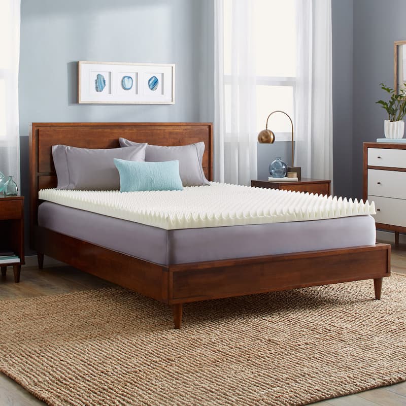 Slumber Solutions Highloft Cool 3-inch Memory Foam Mattress Topper