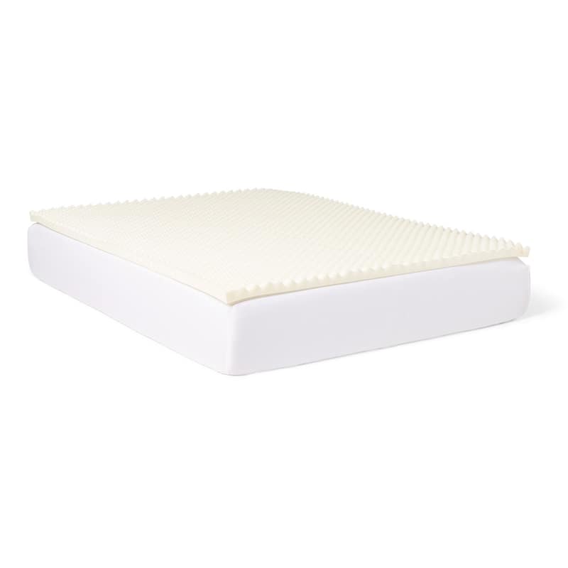 Slumber Solutions Highloft Eco 2inch Memory Foam Mattress Topper On