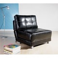 New York Black Convertible Chair Bed