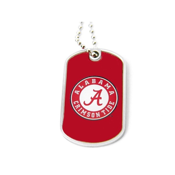 Alabama Crimson Tide Dog Tag Necklace