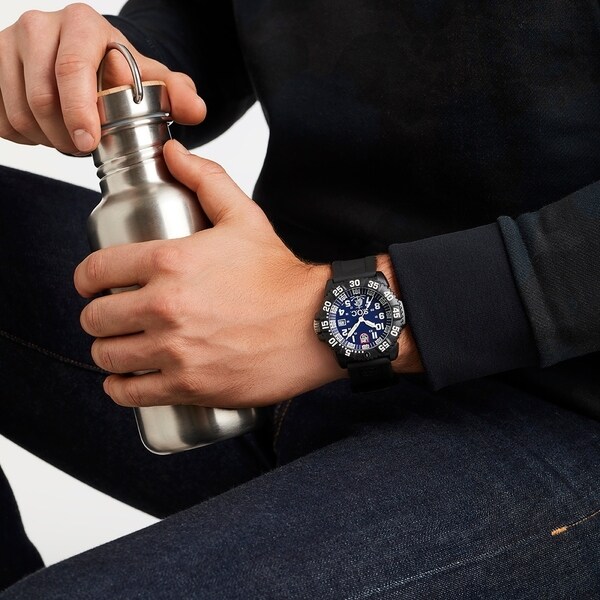 luminox colormark blue