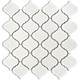 preview thumbnail 1 of 0, Merola Tile 12.5x12.5-in Morocco Glossy White Porcelain Mosaic Tile (Pack of 10)