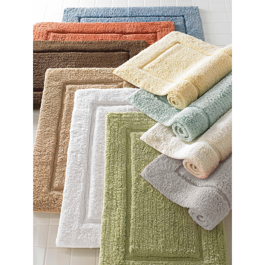 Cotton Hand-woven Premier Large 24 x 40 Bath Mat - 24 x 40