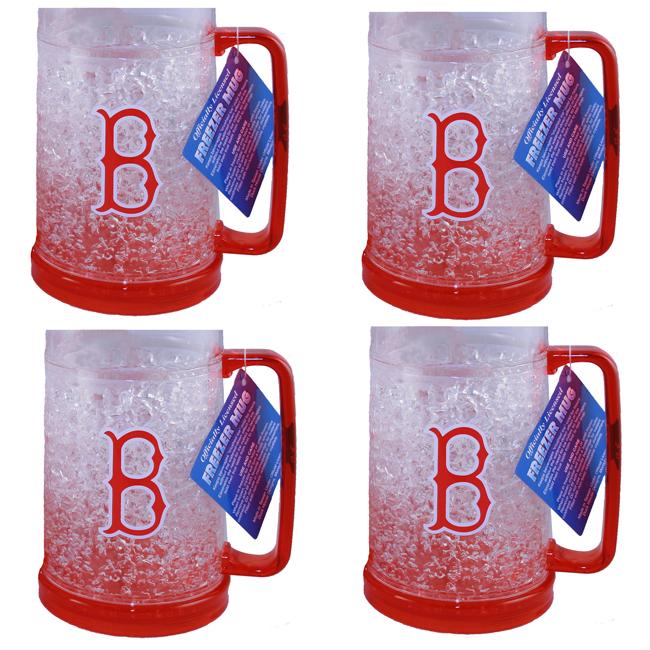 Boston Red Sox Freezer Mugs (Set of 4)  