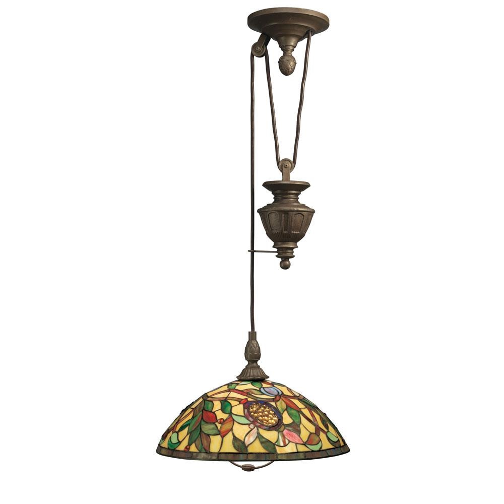 Tiffany style Pull down Light Fixture  