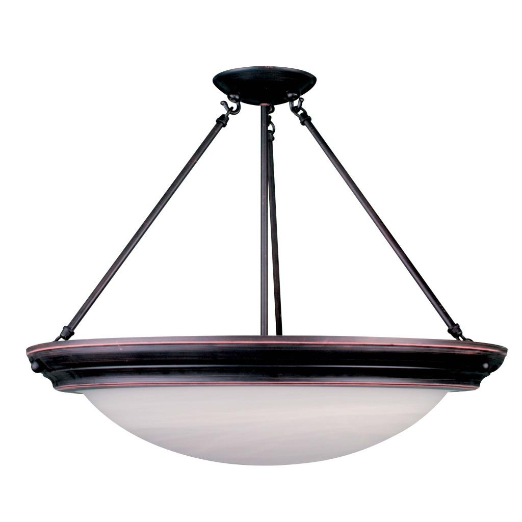 Bronze 3light Fluorescent Pendant Free Shipping Today Overstock