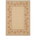 Safavieh Courtyard Palm Tree Ivory/ Rust Indoor/ Outdoor Rug - 5'3 x 7'7