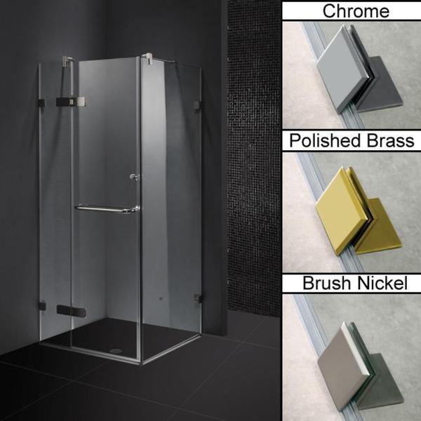 Vigo Frameless Square Clear Shower Enclosure (32 x 32) Vigo Shower Doors