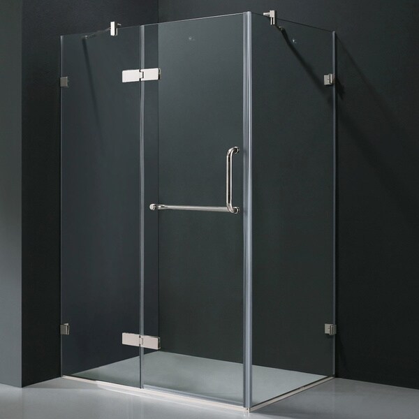 Vigo Frameless Clear Shower Enclosure (32 x 48)