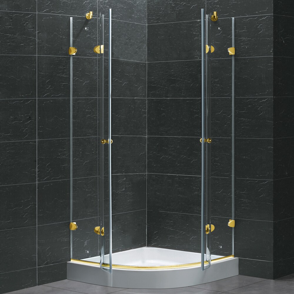 Shop Vigo 40 Inch X 40 Inch White Round Shower Tray Free