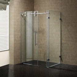 Vigo 36 x 48 Frameless Clear Shower Enclosure Vigo Shower Doors