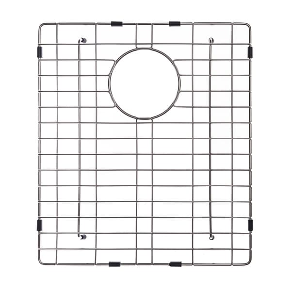 KRAUS Stainless Steel Bottom Grid with Protective Anti-Scratch Bumpers
