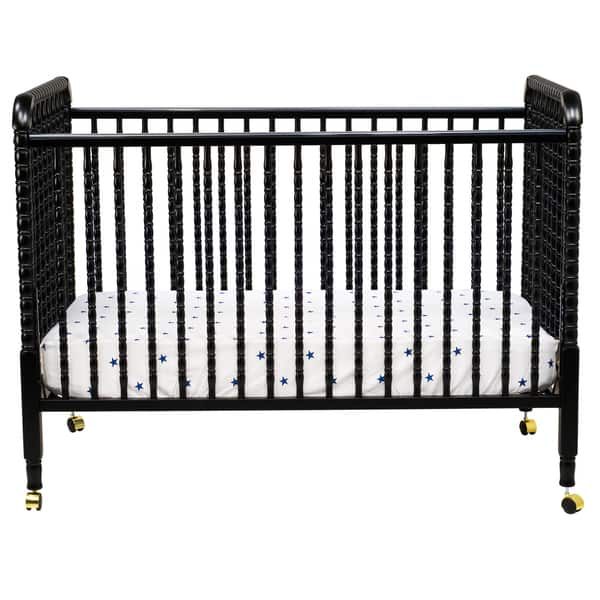 Shop Davinci Jenny Lind 3 In 1 Convertible Crib In Ebony