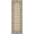Safavieh Beaches Natural/ Blue Indoor/ Outdoor Runner - 2'4 x 6'7