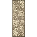 Safavieh Andros Brown/ Natural Indoor/ Outdoor Runner - 2'4 x 6'7